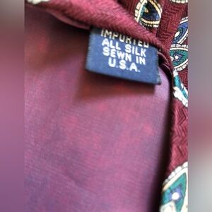 John Ashford men’s silk tie